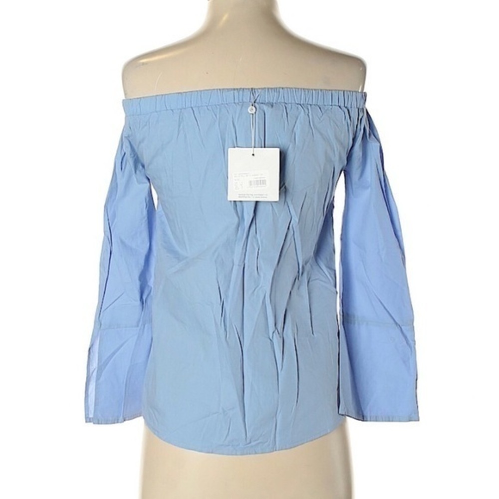 🍒MISSGUIDED OFF SHOULDER BARDOT  RUFFLE BLOUSE. - Picture 3 of 4